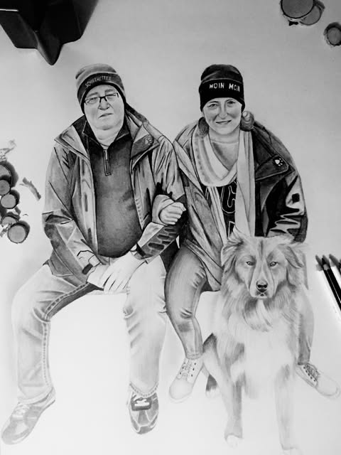 myportraitts – Paarporträt mit Hund