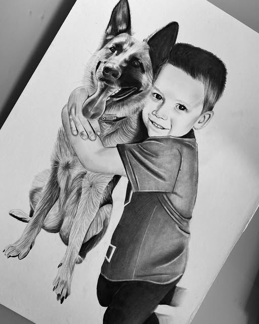 myportraitts – Junge mit Hund