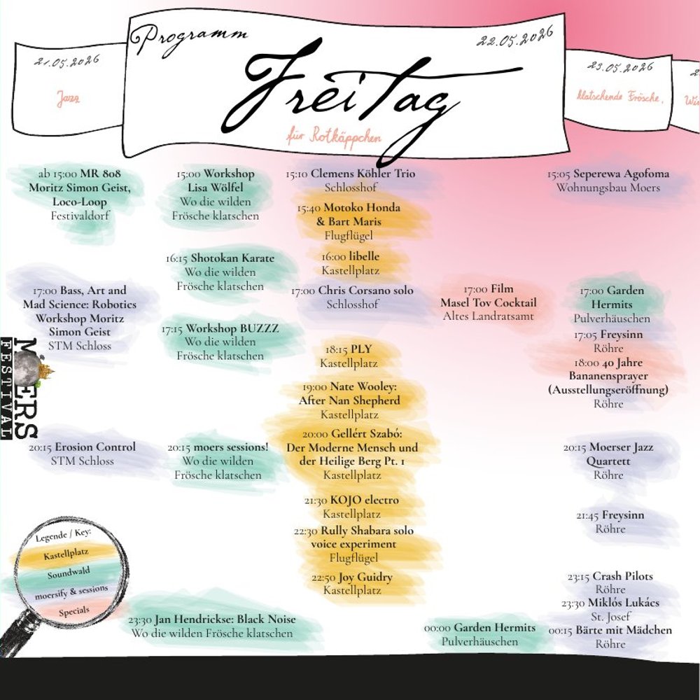 Programmheft-Cover Freitag