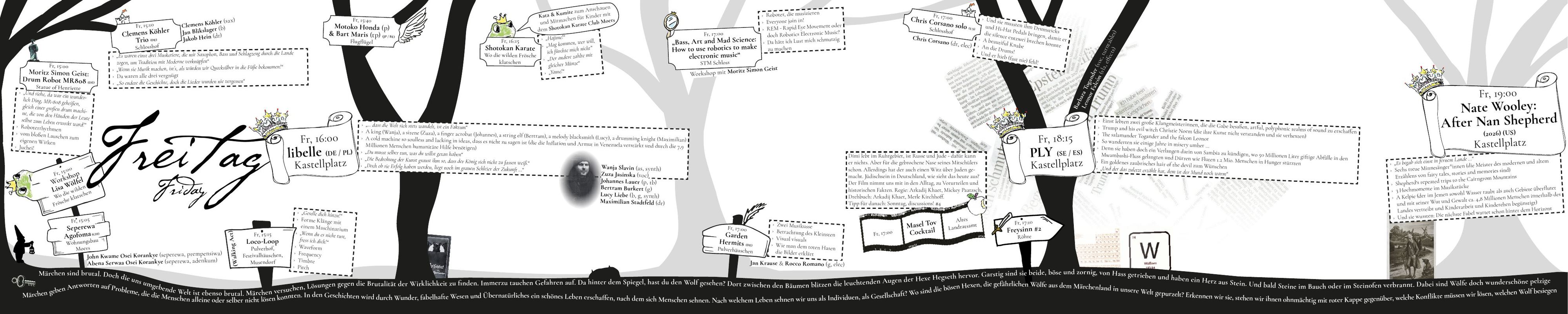 Leporello Freitag · Tagesprogramm